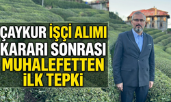 Çaykur Kararı Sonrası İlk Siyasi Çıkış