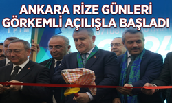 Ankara Rize Günleri Görkemli Açılışla Başladı