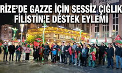Rize’de Gazze İçin Sessiz Çığlık: Memişağa Parkı’nda Filistin’e Destek Eylemi