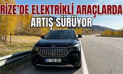 Rize'de elektrikli araçlarda artış sürüyor