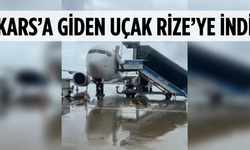 Kars Uçağı Hava Muhalefetine Takıldı, Rize’ye İndi