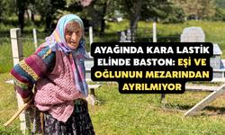Eşi Ve Oğlunun Mezarından Ayrılmıyor