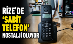 Rize'de 'Sabit Telefon' Nostalji Oluyor