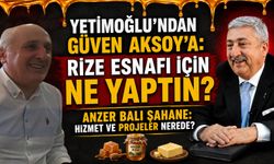 Yetimoğlu'ndan Güven Aksoy'a: Rize Esnafı İçin Ne Yaptın?