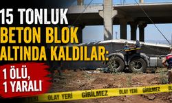 15 Tonluk Beton Blok Altında Kaldılar: 1 Ölü, 1 Yaralı