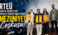 RTEÜ Sağlık Hizmetleri Meslek Yüksek Okulu'nda Mezuniyet Coşkusu