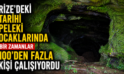 Rize'deki Tarihi Peleki Ocaklarında Bir Zamanlar 100'den Fazla Kişi Çalışıyordu