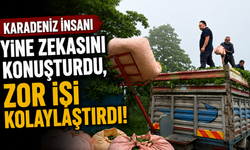 Karadeniz İnsanı Yine Zekasını Konuşturdu, Zor İşi Kolaylaştırdı