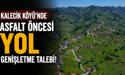Kalecik Köyü'nde Asfalt Öncesi Yol Genişletme Talebi