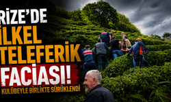 Rize'de İlkel Teleferik Faciası! Kulübeyle Birlikte Sürüklendi