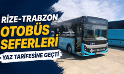 Rize-Trabzon Otobüs Seferleri Yaz Tarifesine Geçti