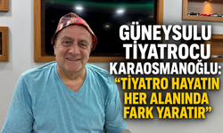 Güneysulu Tiyatrocu Karaosmanoğlu: "Tiyatro Hayatın Her Alanında Fark Yaratır"