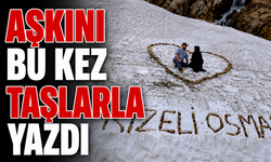 Aşkını Bu Kez Taşlarla Yazdı