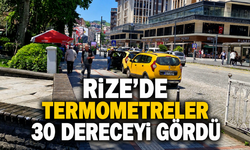 Rize'de Termometreler 30 Dereceyi Gördü