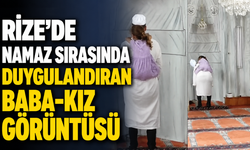 Babasının Sırtında Namaz Kılan Minik Hümeyra Gönülleri Isıttı