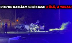 Çayeli’nde Gece Yarısı Faciaya Dönüşen Kaza: 3 Kişi Hayatını Kaybetti