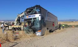 Amasya'da Facia Kaza Otobüs Şarampole Uçtu: 46 Yaralı