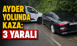 Ayder Yolunda Kaza: 3 Yaralı