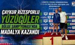 Çaykur Rizesporlu Yüzücüler Bölge Şampiyonası’nda Madalya Kazandı