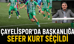 Çayelispor'da Başkanlığa Sefer Kurt Seçildi