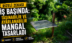 Rizeli Zekası İş Başında: Taşınabilir ve Ayarlanabilir Mangal Tasarladı