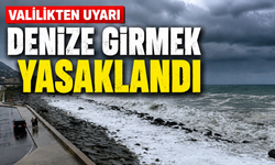 Rize’de Deniz Yasağı ve Kuvvetli Yağış Uyarısı