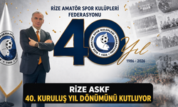 Rize Askf 40. Kuruluş Yıl Dönümünü Kutluyor
