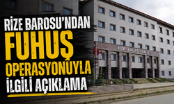 Rize Baro Başkanı Avukat Ümit Peçe: Fuhuş Operasyonu İle İlgili “Dosyada Tutuklu Avukat Yok”