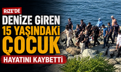 Rize’de Denize Giren 15 Yaşındaki Çocuk Hayatını Kaybetti
