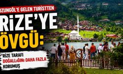 Uzungöl’e Gelen Turistten Rize’ye Övgü: Rize Tarafı Doğallığını Daha Fazla Korumuş
