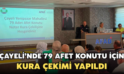 Çayeli'nde 79 Afet Konutu İçin Kura Çekimi Yapıldı