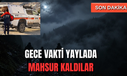 Rize’de 3 Rus Turist Amlakit Yaylası ile Cihva Arasında Mahsur Kaldı