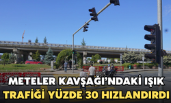 Rize'de Meteler Kavşağı'na Koyulan Işıklar Trafiği Yüzde 30 Hızlandırdı
