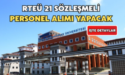 RTEÜ 21 Personel Alımı Yapacağını Duyurdu