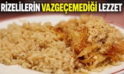 Rizelilerin Vazgeçilmezi: Pilav Üstü Kadayıf Lezzeti