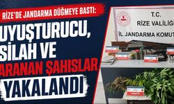 Rize’de Jandarma Düğmeye Bastı: Uyuşturucu, Silah Ve Aranan Şahıslar Yakalandı
