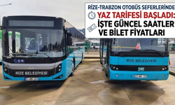 Rize-Trabzon Otobüs Seferlerinde Yaz Tarifesi Başladı: İşte Güncel Saatler ve Bilet Fiyatları