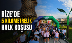 Rize’de 5 Kilometrelik Halk Koşusu