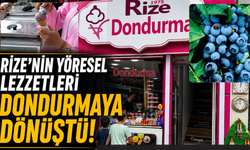 Rize'nin Yöresel Lezzetleri Dondurmaya Dönüştü!