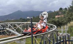 Trabzon'da Dağ Kızağına Turist Akını