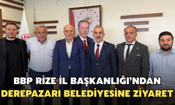BBP Rize İl Başkanlığından Derepazarı Belediyesine Ziyaret