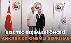 Rize TSO Seçimleri Öncesi Ankara’da Önemli Görüşme