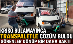 Kriko Bulamayınca Transpaletle Çözüm Buldu! Görenler Dönüp Bir Daha Baktı