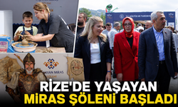 Rize'de 'Yaşayan Miras Şöleni' Başladı