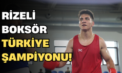 Rize’de Yumruklar Konuştu: Rizeli Alperen Yılmaz Türkiye Şampiyonu Oldu