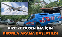 Rize'ye İHA Düştü İddiası İçin Dronla Arama Çalışması Başlatıldı