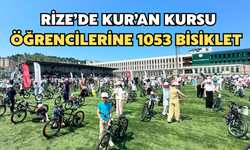 Rize’de Kur’an Kursu Öğrencilerine 1053 Bisiklet