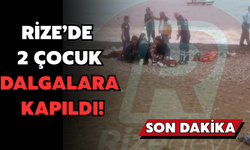 Çayeli’de Sahilde Kahreden Olay: İki Çocuk Dalgalara Kapıldı