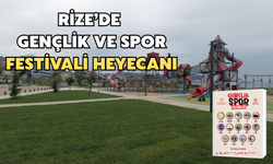 Rize’de Gençlik ve Spor Festivali Heyecanı