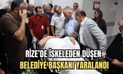 Rize'de İskeleden Düşen Belediye Başkanı Yaralandı